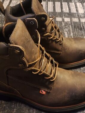 Red Wing Shoes Brown Leather Laces Size 10.5e